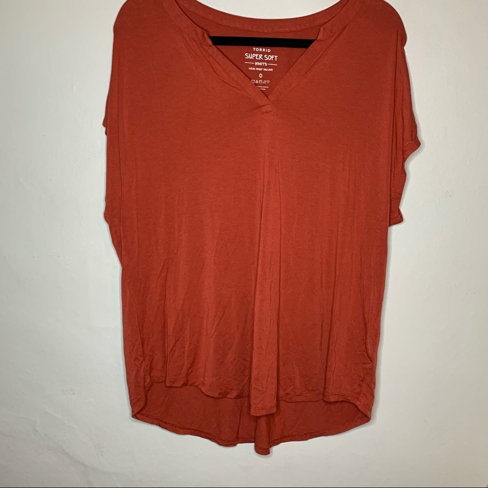 Torrid Super Soft Knits Tee Plus Size 0X
